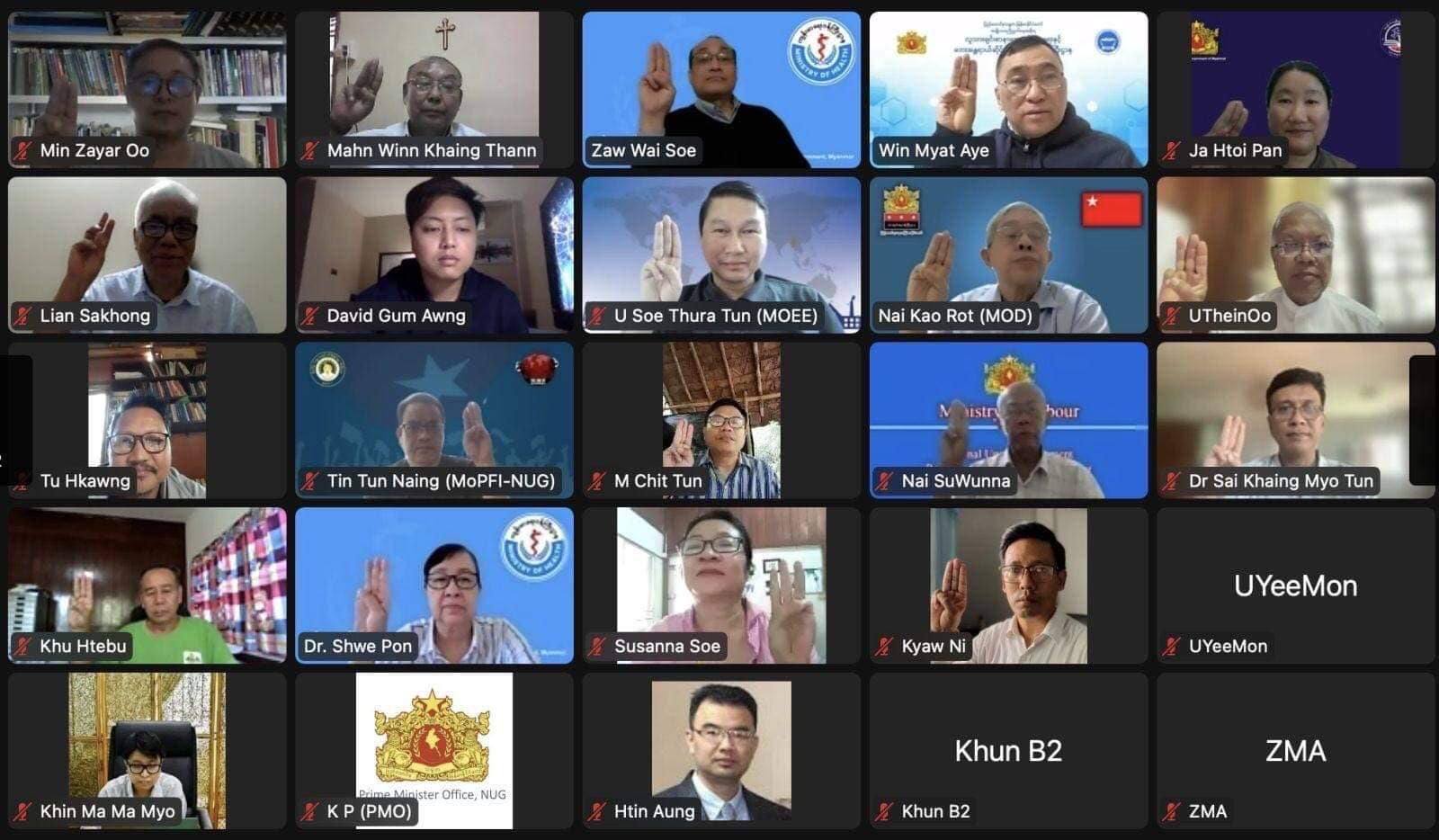 တော်လှန်ရေးအင်အားစုများနှင့် တိုင်းရင်းသားမဟာမိတ်များ လက်တွဲပြီးချီတက်နိုင်ရေးမှာအရေးကြီးဆုံးဟု ပြည်ထောင်စုဝန်ကြီးချုပ်ပြော