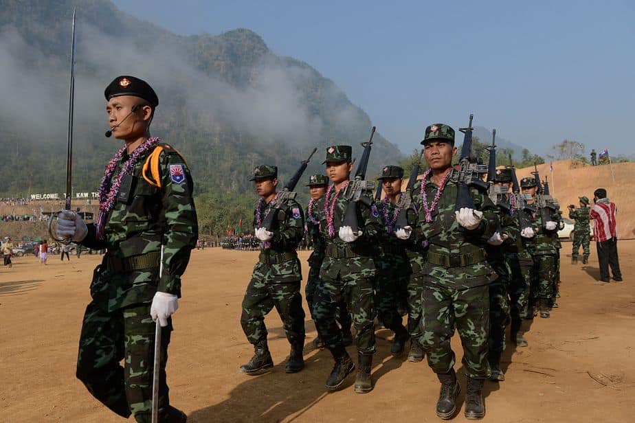 KNU/KNLA တပ်ဖွဲ့ဝင်များ။ ဓါတ်ပုံ-The Diplomat