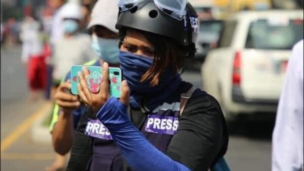 အမျိုးသမီးသတင်းထောက်ကို ဆူပူအောင်လှုံဆော်မှုနဲ့ ထောင် ၂ နှစ်ချ