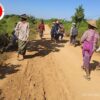 ကိုးတောင်ဘို့နယ် ချပ်သင်းရွာမှ စစ်ဘေးရှောင်ပြည်သူများအား တွေ့ရစဉ်၊ ဓာတ်ပုံ - ကျွန်းလှတက်ကြွလှုပ်ရှားသူများအဖွဲ့