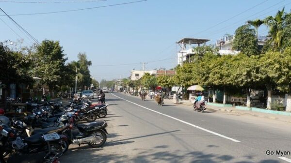 (စစ်အုပ်စု အာဏာမသိမ်းခင်က ​ရွှေဘိုမြို့ တစ်​နေရာ။ ဓါတ်ပုံ-CJ)