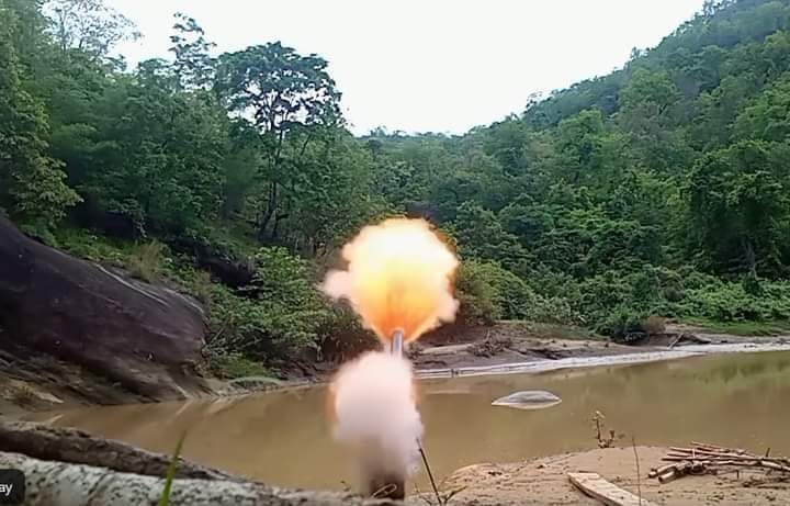 (စစ်တပ်နှင့်ပျူတပ်စွဲထား​သောရွာကိုTDPDF ကတိုက်ခိုက်​နေစဥ်)