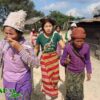 (နမ့်ဆန်တိုက်ပွဲ​ကြောင့်​ ၈ ရက်ကြာ​ပျောက်​နေရာမှ ပြန်​​ရောက်လာ​သော​ဒေသခံများ ။ဓါတ်ပုံ-​ရွှေဖီ​မြေသတင်းဌာန)
