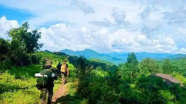 မိုးကုတ်ဗျူဟာ တပ်ရင်း၁ Wolves Of Mogok အဖွဲ့ဝင်များ စစ်ဆင်ရေးတစ်ခုတွင် တွေ့ရစဥ်၊ ဓာတ်ပုံ-Wolves Of Mogok