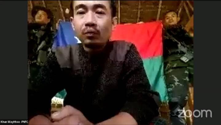 (၇၃)နှစ်မြောက် ပဒေသရာဇ်စနစ်ဆိုးဆန့်ကျင်တော်လှန်ရေးနေ့ အထိမ်းအမှတ်ကို အွန်လိုင်းမှ ပြုလုပ်နေစဉ်
