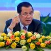 (ကမ္ဘောဒီးယား၀န်ကြီးချုပ်ဟွန်ဆန်။ ဓါတ်ပုံ-AFP)