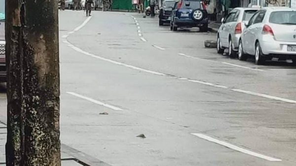 ယမန်နှစ်က စမ်းချောင်းဂွစျေးအနီးတွင် စစ်ဆေးမှုများပြုလုပ်နေသည့် စစ်ကောင်စီတပ်ဖွဲ့ဝင်များကို တွေ့ရစဥ်၊ဓာတ်ပုံ - CJ