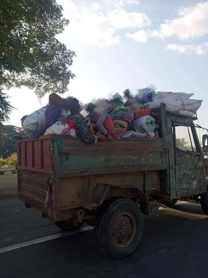 ထွက်ပြေးတိမ်းရှောင်နေရသည့် ဒီပဲယင်းနယ်ခံများ၊ ဓာတ်ပုံ- ဒီပဲယင်းမြို့နယ်ညီနောင်များ