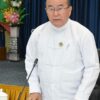 စစ်​ကောင်စီလူကယ်ပြန်ဒုဝန်ကြီး ဦးအောင်ထွန်းခိုင်။ ဓါတ်ပုံ-လူကယ်ပြန်