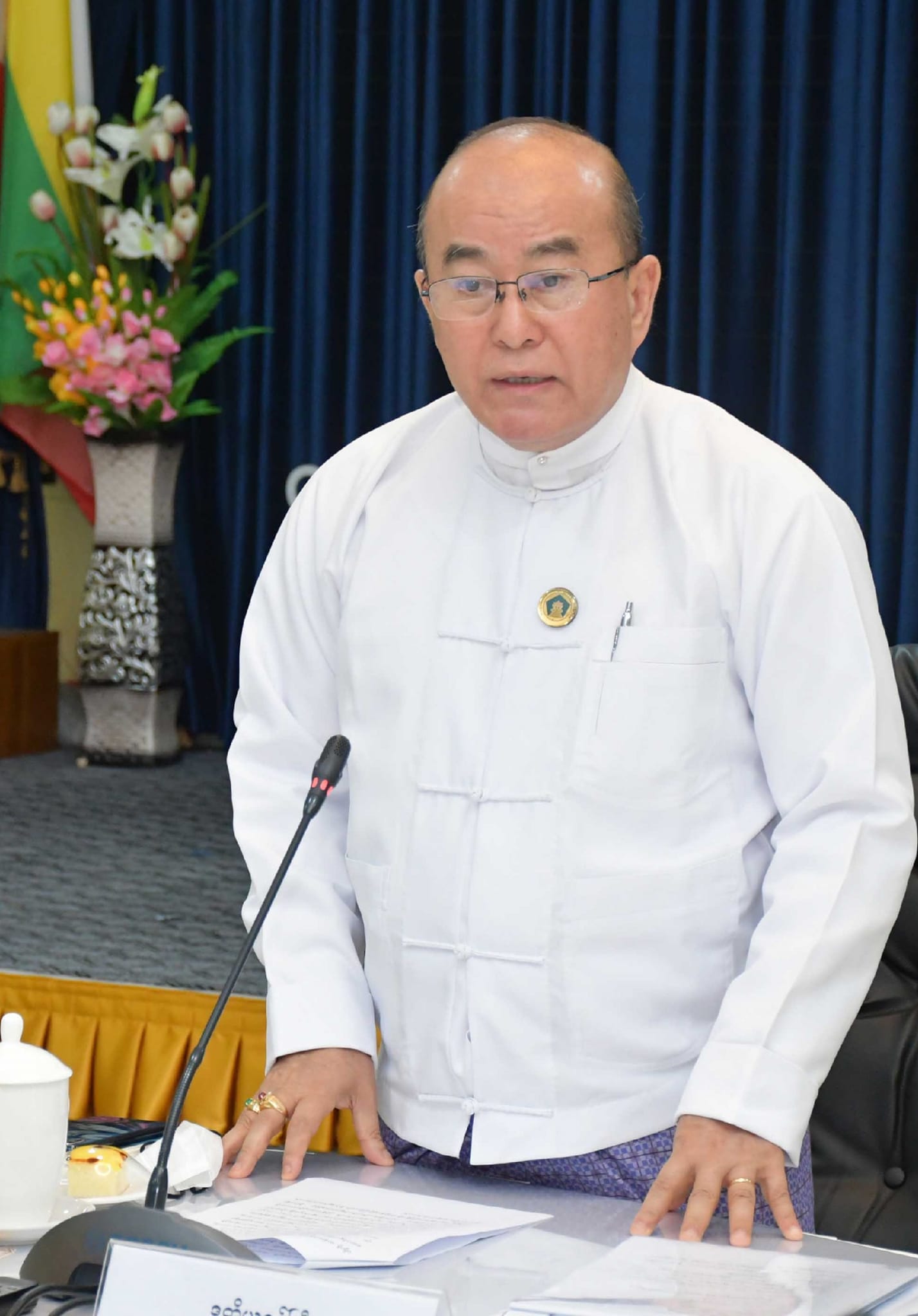 စစ်​ကောင်စီလူကယ်ပြန်ဒုဝန်ကြီး ဦးအောင်ထွန်းခိုင်။ ဓါတ်ပုံ-လူကယ်ပြန်