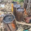 (တိုက်ခိုက်ရာတွင် တော်လှန်ရေးတပ်ဖွဲ့များ အသုံးပြုခဲ့သော စလက်မိုင်းများအား တွေ့ရစဥ်၊ဓာတ်ပုံ - ပေးပို့)