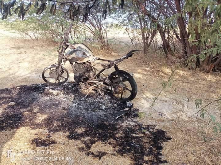 မီးရှို့ဖျက်ဆီးခံရပြီးနောက်တွေ့ရသည့် တောင်ရွာကျေးရွာ၊ ဓာတ်ပုံ-နွေဦးတော်လှန်ရေး-မြိုင်