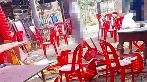 (ဝေဒီရွာမင်္ဂလာဆောင်ပေါက်ကွဲမှုဖြစ်ပြီးနောက် မြင်တွေ့ရစဥ်၊ ဓာတ်ပုံ - CJ)