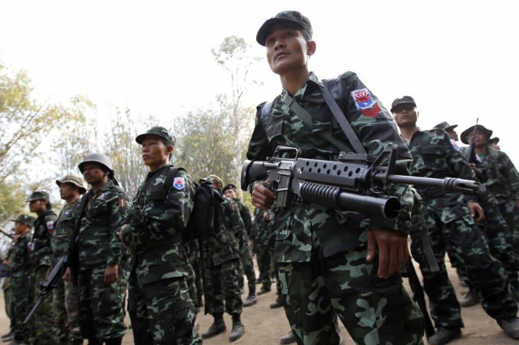 KNU/KNLA တပ်ဖွဲ့ဝင်များ။ ။ဓါတ်ပုံ-KNU