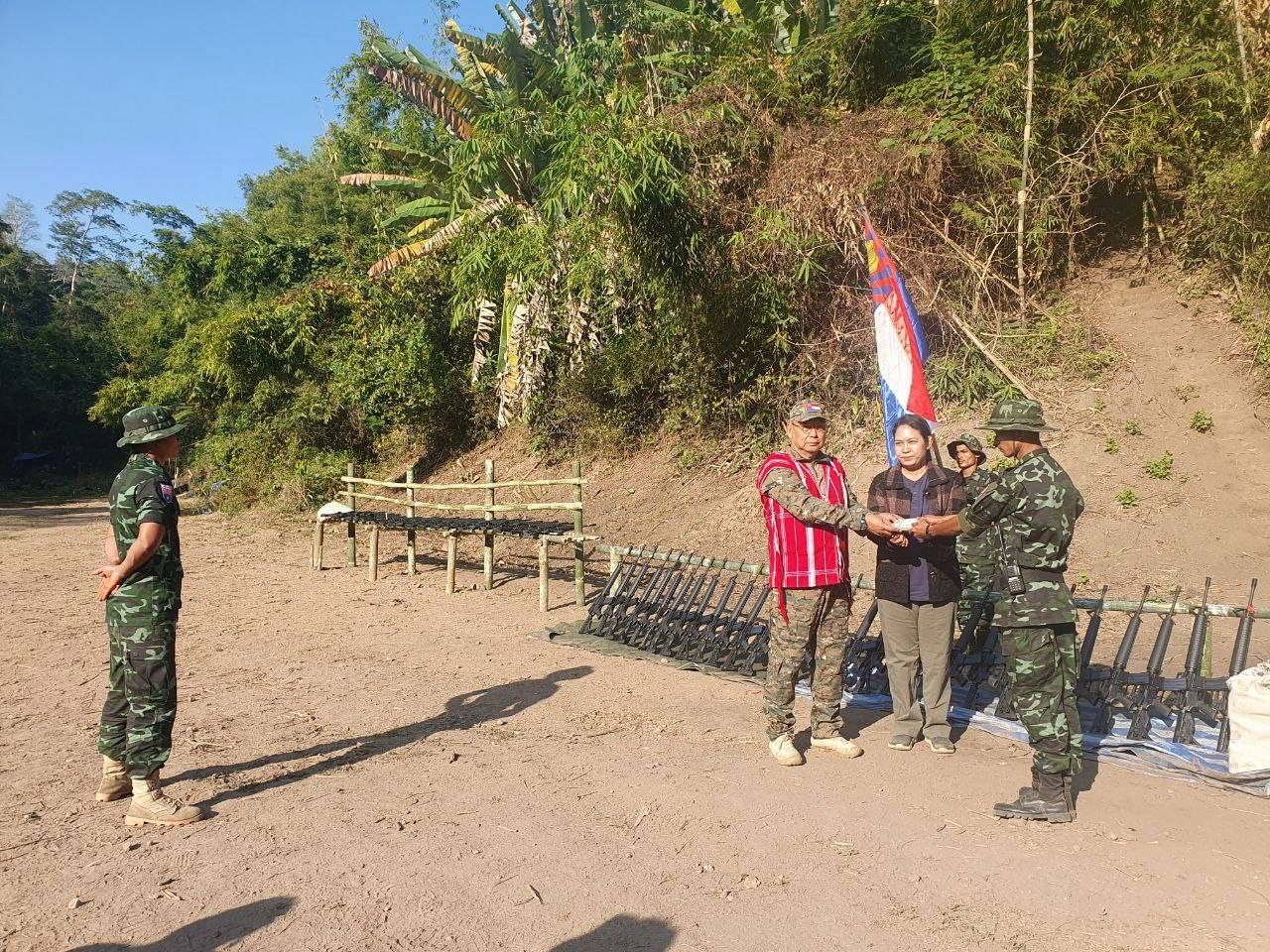(ကော်ဘရာစစ်ကြောင်း၏ စစ်သင်တန်းဆင်းပွဲအား တွေ့ရစဥ်၊ ဓာတ်ပုံ - PPTV)