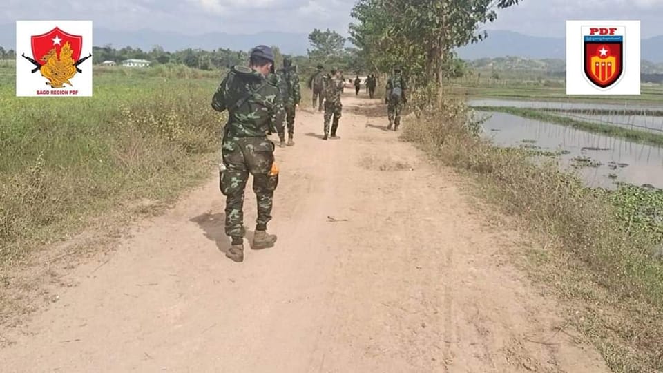 (တောင်ငူခရိုင် PDF တပ်ရင်း ၃၅၀၁ တပ်ဖွဲ့ဝင်များ။ ဓါတ်ပုံ-Bago PDF)