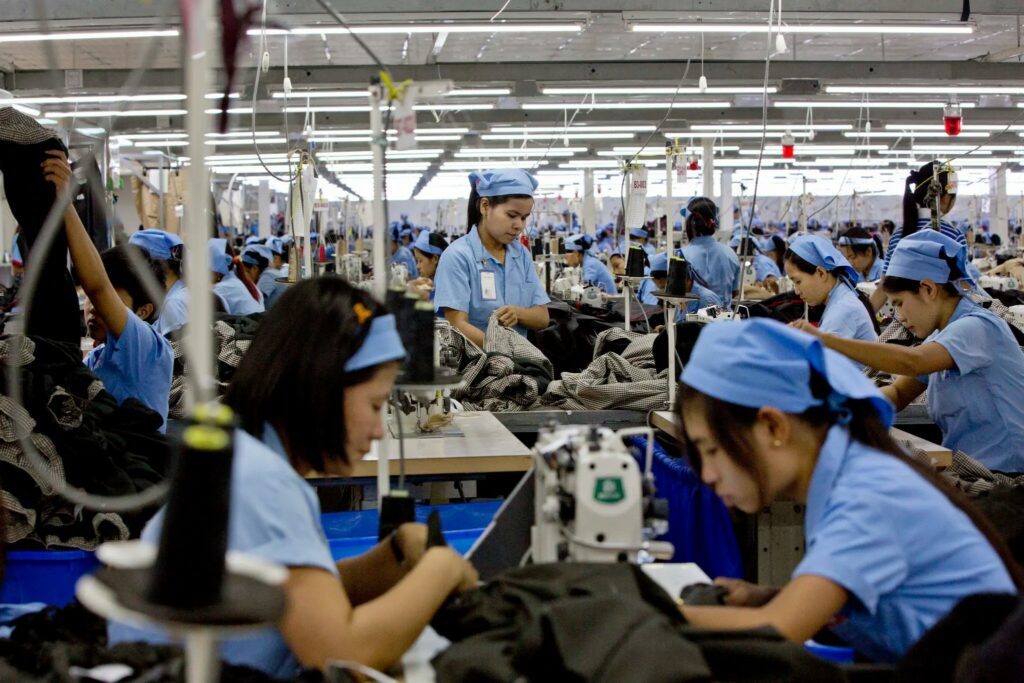 A clothing factory outside Yangon, Myanmar. Garment workers in the country are often paid low wages, and efforts at forming unions have often been thwarted