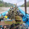 KIA တပ်မှ ရဲဘော်များအား တွေ့ရစဉ်