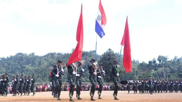 (KNPP ​၏ ရဲဘော်များအားအပတ်စဉ်(၇၄) သင်တန်းဆင်းပွဲ၌ တွေ့ရစဉ်၊ ဓာတ်ပုံ - KNPP)