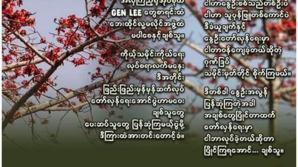 စစ်အာဏာရှင်ဖြုတ်ချရေး တသံထဲညီတချီထဲရုန်းတိုက်ပွဲဝင်မည့်ကိစ္စ ဦးမင်းကိုနိုင်နှင့် AA ဒုစစ်ဦးစီးချုပ် တို့က အပြန်အလှန် ​ပေးစာများဖြင့် ပြည်သူများကိုအသိပေး