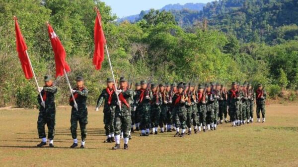 (တနင်္သာရီစစ်ဒေသခွဲကွပ်ကဲရေးအဖွဲ့ လက်​အောက်ရှိ PDF တပ်ဖွဲ့တစ်ဖွဲ့သင်တန်းဆင်း​နေစဥ်)