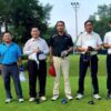 (​ရန်ကုန်တိုင်း​ရွှေလုပ်ငန်းရှင်အသင်း​ကြေညာချက်နှင့်အပါတ်စဥ်​​ဂေါက်သီးရိုက်​နေ​သော​ရွှေအသင်းမှ ပုဂ္ဂိုလ်များ။ ဓါတ်ပုံ-YRGA)