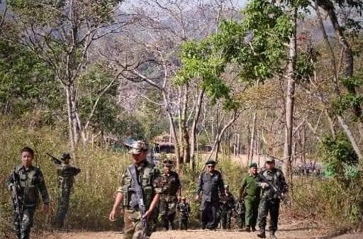 (ချင်းCNA တပ်ဖွဲ့ဝင်များအား တွေ့ရစဉ်၊ဓာတ်ပုံ - CNA)