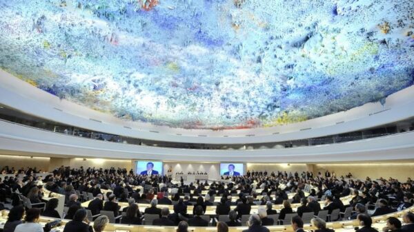 (ကုလသမဂ္ဂလူအခွင့်အ​ရေး​ကောင်စီ ၏အစည်းအ​ဝေးခန်းမ။ ။ဓါတ်ပုံ-UN)