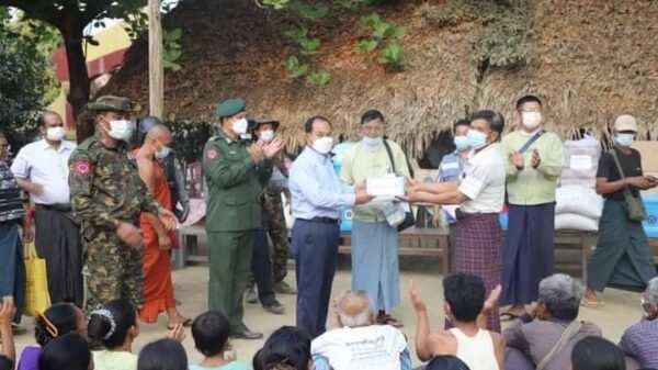 ကံကြီးကုန်းရွာတွင် ပြီးခဲ့သည့်နှစ်အတွင်းက စစ်ကောင်စီက ပျူများအား ထောက်ပံ့နေသည်ကို တွေ့ရစဥ်၊ ဓာတ်ပုံ - Cj
