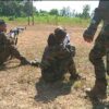 (CDF မတူပီတပ်ဖွဲ့ဝင်များ သေနတ်ပစ်လေ့ကျင့်နေစဥ်၊ ဓာတ်ပုံ - Chinland Defense Force Matupi)