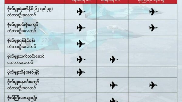CNF ဌာနချုပ်ကိုဗုံးကျဲခဲ့သောတိုက်​လေယာဥ်​မှူးများ
