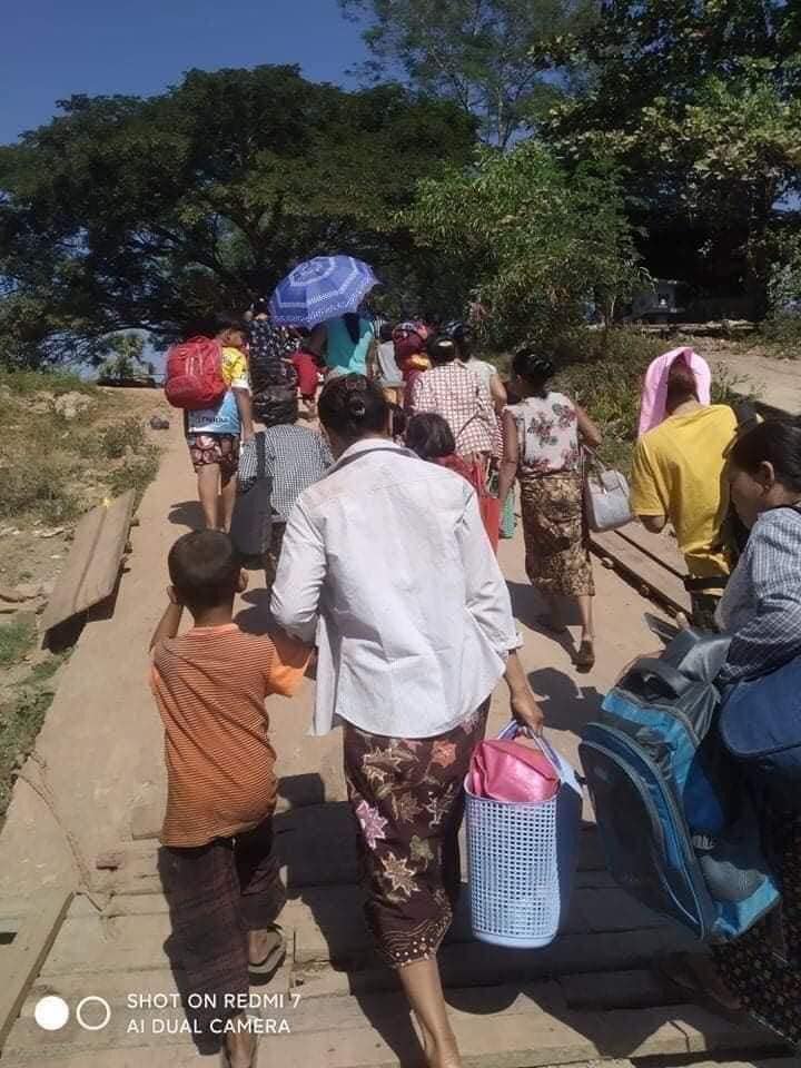 ကျုံဒိုးမြို့အနီးရွာများ စစ်တပ်က စစ်ဆင်ရေးဝင်လုပ်နေ