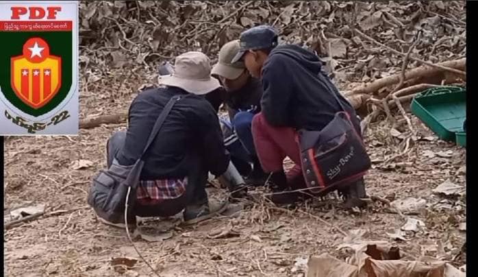 (စစ်ဆင်ရေးတစ်ခုတွင် တွေ့ရသည့် Shweo LPDF ရဲဘော်များ)