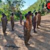 (မတူပီ CDF မှ ရဲဘော်များ စစ်ရေးလေ့ကျင့်နေစဉ်၊ ဓာတ်ပုံ - CDF Matupi)