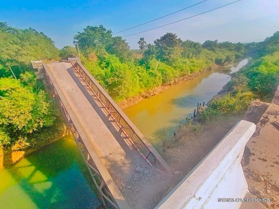 (ဒါလီတံတားကို မိုင်းခွဲပြီး​နောက်​တွေ့ရစဥ် ။ဓါတ်ပုံ-CJ)