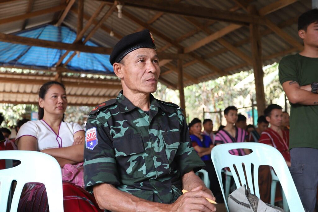 KNU ၏ (၇၆)နှစ်မြောက် နှစ်ပတ်လည်နေ့အခမ်းအနားကျင်းပနေစဉ်၊ ဓာတ်ပုံ - KNU