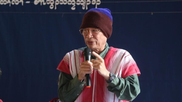 KNU ၏ (၇၆)နှစ်မြောက် နှစ်ပတ်လည်နေ့အခမ်းအနားကျင်းပနေစဉ်၊ ဓာတ်ပုံ - KNU
