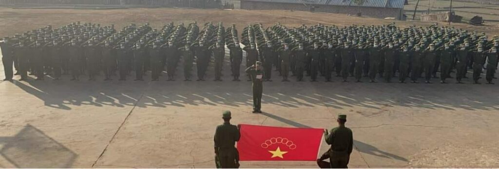 (ပြည်သူ့ကာကွယ်ရေးတပ်ဖွဲ့ဝင်များ ။ဓါတ်ပုံ-PDF)