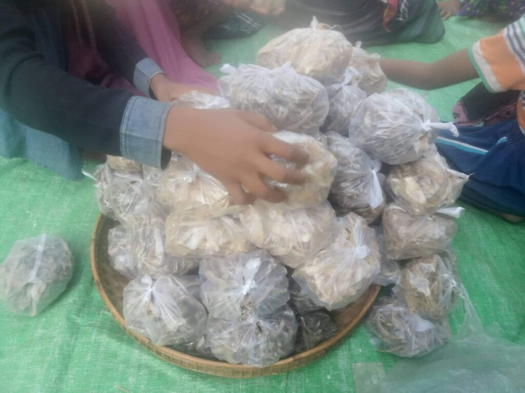 မြရိပ်ကျေးရွာအား လှူဒါန်းနေစဥ်၊ ဓာတ်ပုံ-Black Vote