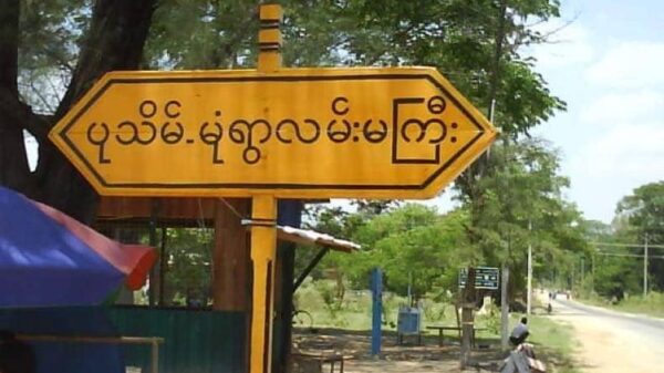ပုသိမ်မုံရွာလမ်းပိုင်းတစ်နေရာအား တွေ့ရစဥ်၊ ဓာတ်ပုံ - Cj