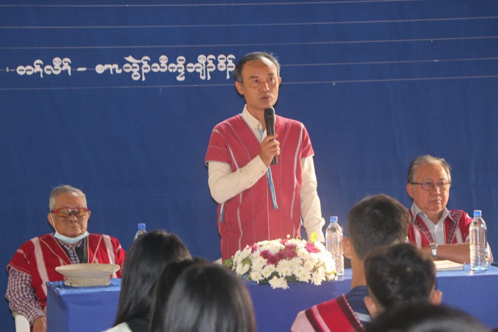 KNU ၏ (၇၆)နှစ်မြောက် နှစ်ပတ်လည်နေ့အခမ်းအနားကျင်းပနေစဉ်၊ ဓာတ်ပုံ - KNU