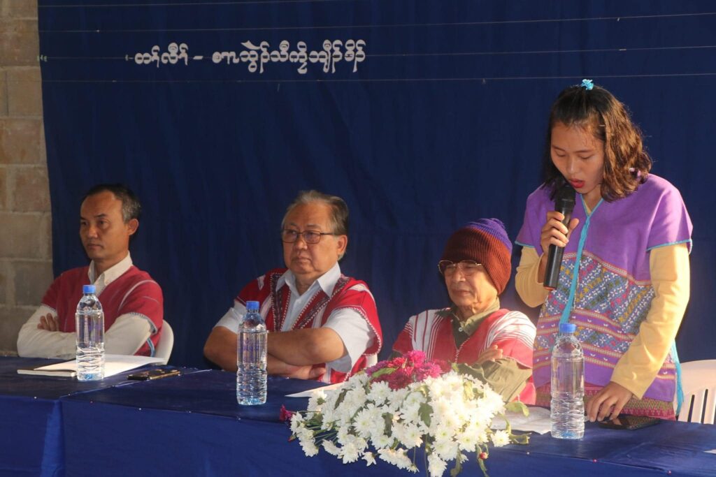 KNU ၏ (၇၆)နှစ်မြောက် နှစ်ပတ်လည်နေ့အခမ်းအနားကျင်းပနေစဉ်၊ ဓာတ်ပုံ - KNU