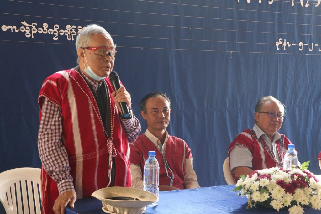 KNU ၏ (၇၆)နှစ်မြောက် နှစ်ပတ်လည်နေ့အခမ်းအနားကျင်းပနေစဉ်၊ ဓာတ်ပုံ - KNU