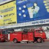 မိးလောင်မှုဖြစ်ခဲ့သည့် MPT Exchange ရုံးအား တွေ့ရစဉ်၊ ဓာတ်ပုံ - CJ