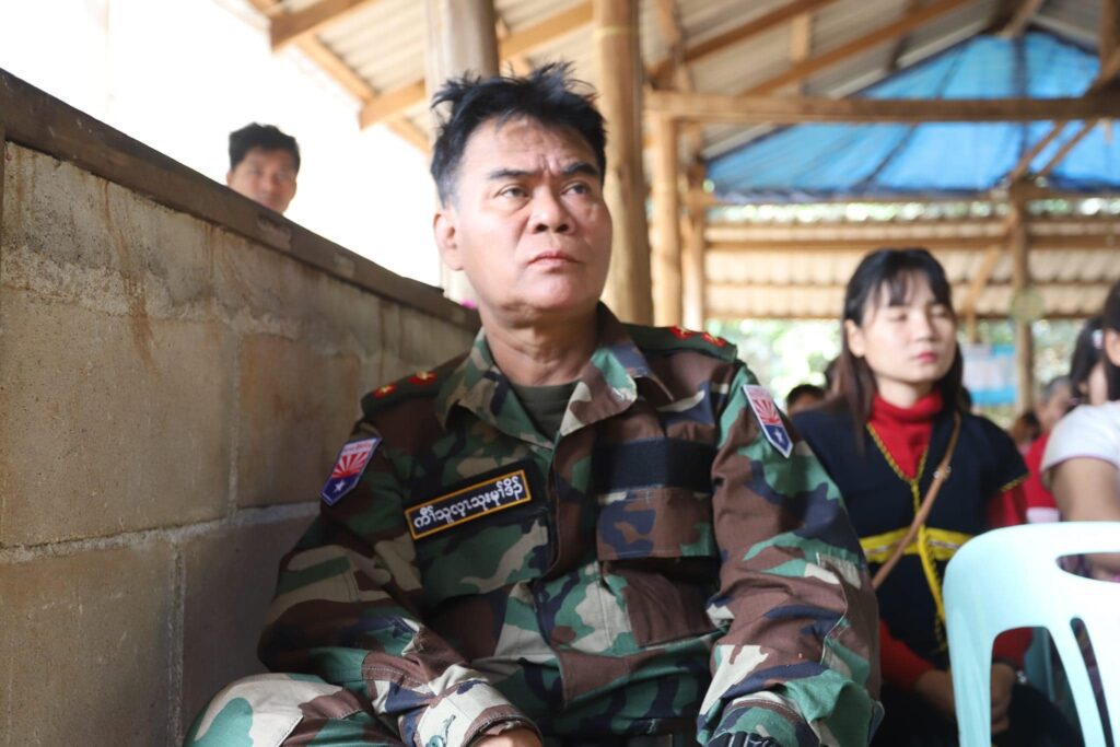 KNU ၏ (၇၆)နှစ်မြောက် နှစ်ပတ်လည်နေ့အခမ်းအနားကျင်းပနေစဉ်၊ ဓာတ်ပုံ - KNU