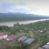 (​ရွှေပြည်​အေးမြို့ကို Google Earth မှမြင်​တွေ့ရမှု နှင့် မြို့တစ်​နေရာ။ဓါတ်ပုံ-CJ)
