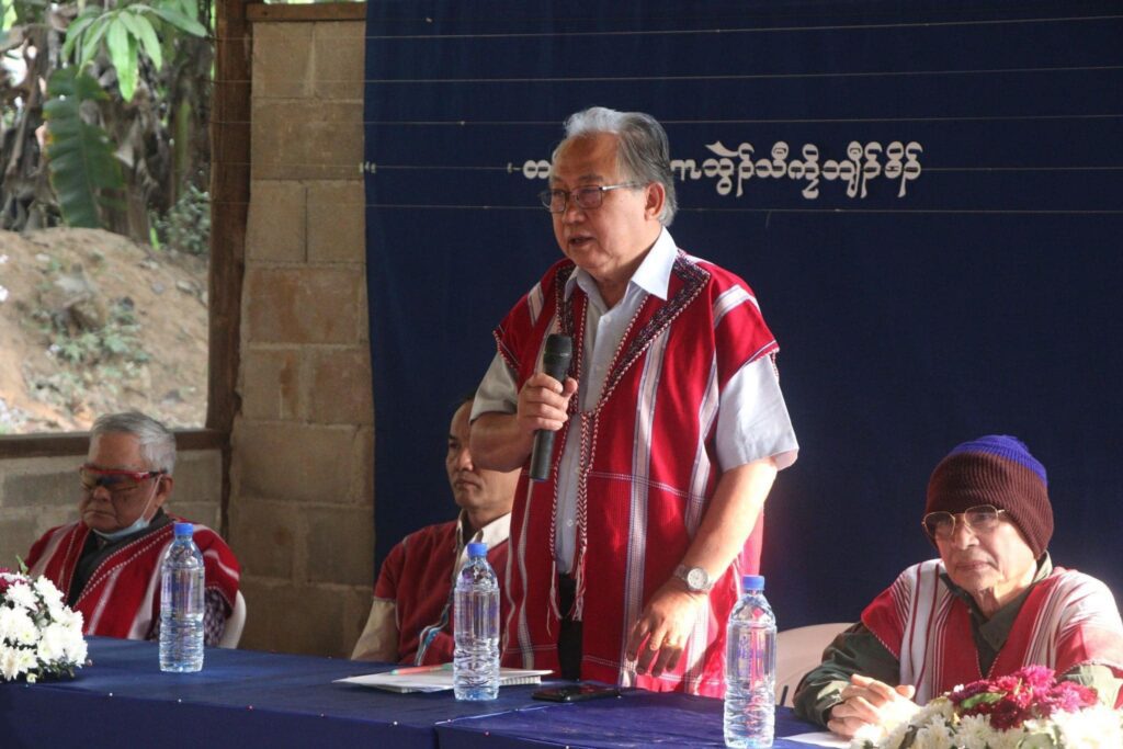 KNU ၏ (၇၆)နှစ်မြောက် နှစ်ပတ်လည်နေ့အခမ်းအနားကျင်းပနေစဉ်၊ ဓာတ်ပုံ - KNU