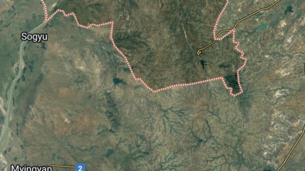 (ငန်းဇွန်မြို့နယ်ကို Google Map.တွင်​တွေ့ရမှု)