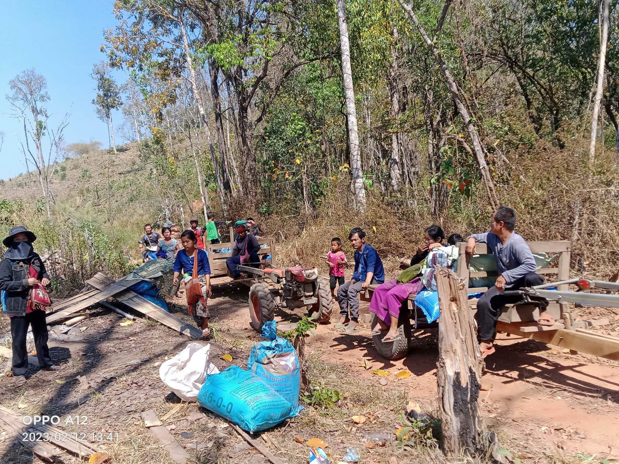 ကရင် ထိကပလယ်ဒေသအတွင်း လေကြောင်းတိုက်ခိုက်မှုများကြောင့် ဒေသခံအများအပြား စစ်ဘေးရှောင်