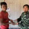 အလင်းဝင်လာသည့်တပ်သားအား တွေ့ရစဥ်၊ ဓာတ်ပုံ - CNO
